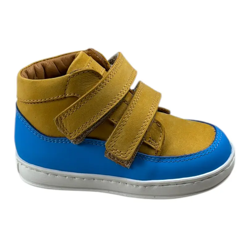 Gallucci Sneakers Bicolore con Strappi Beige per Neonato