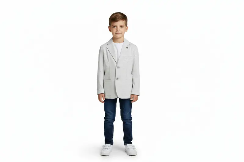 GIACCA BAMBINO IN COTONE TORTORA SARABANDA