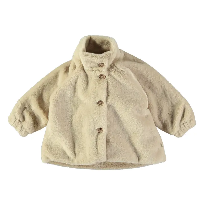 Giacca Beige con Pile Interno | PETIT INDI
