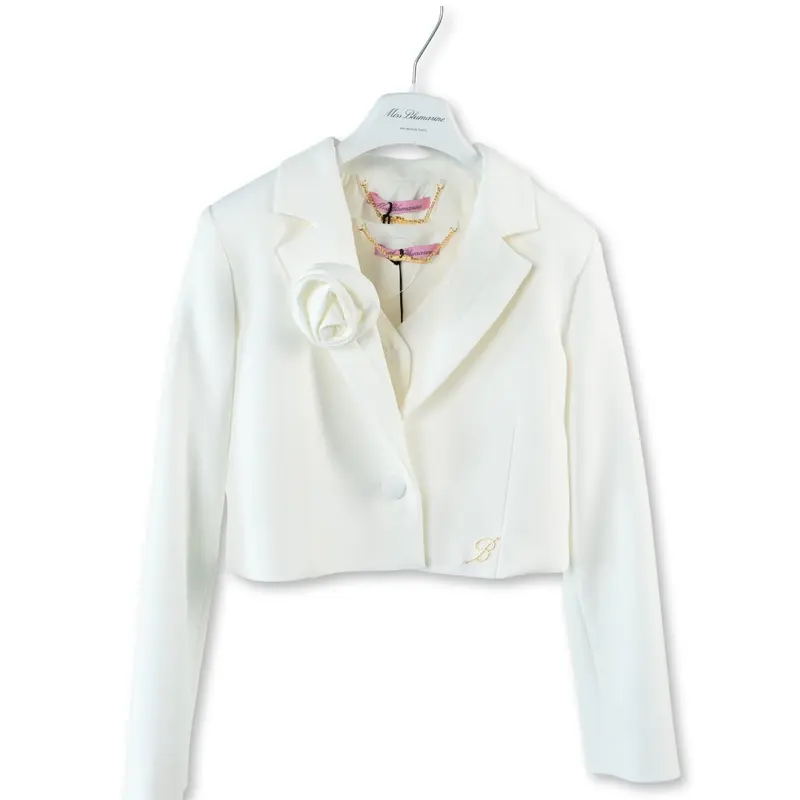 GIACCA BLAZER CON PLACCA LOGO MISS BLUMARINE