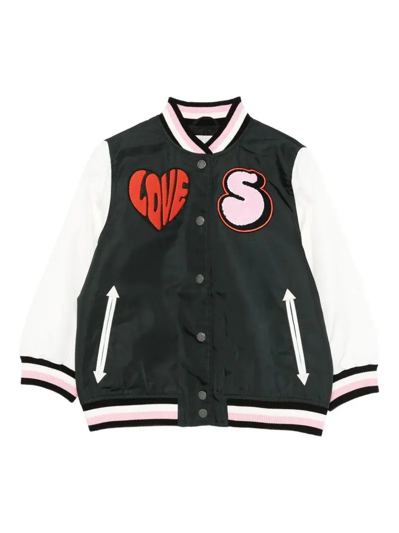 GIACCA COLLEGE NERO CON FANTASIA STELLA MCCARTNEY