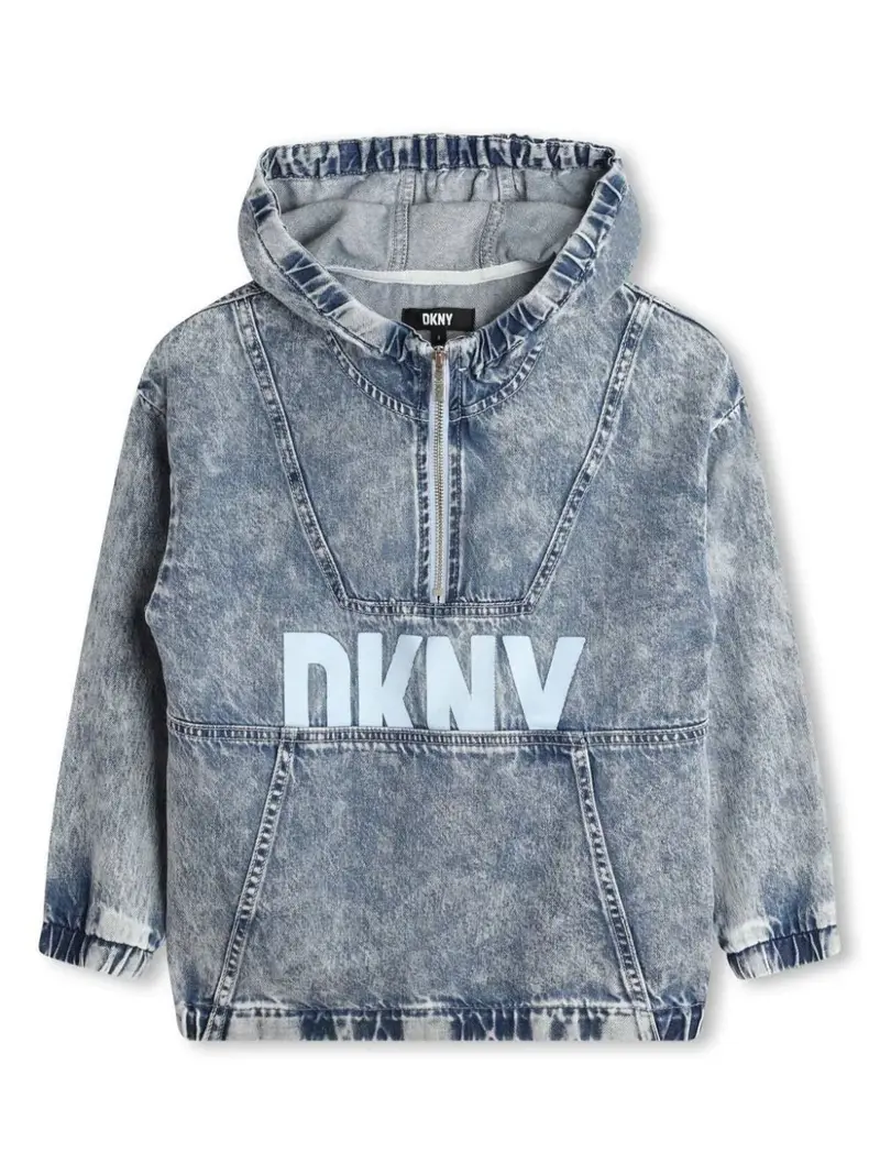 GIACCA DENIM BLU DKNY