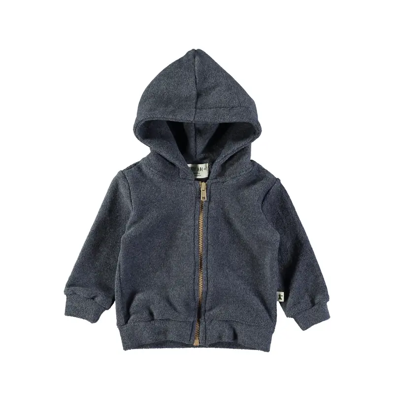 Giacca in Caldo Cotone con Cappuccio e Zip | PETIT INDI