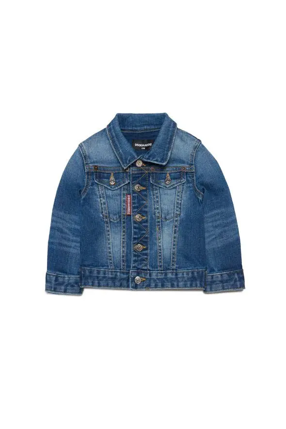 GIACCA IN DENIM BLU SFUMATO DSQUARED2