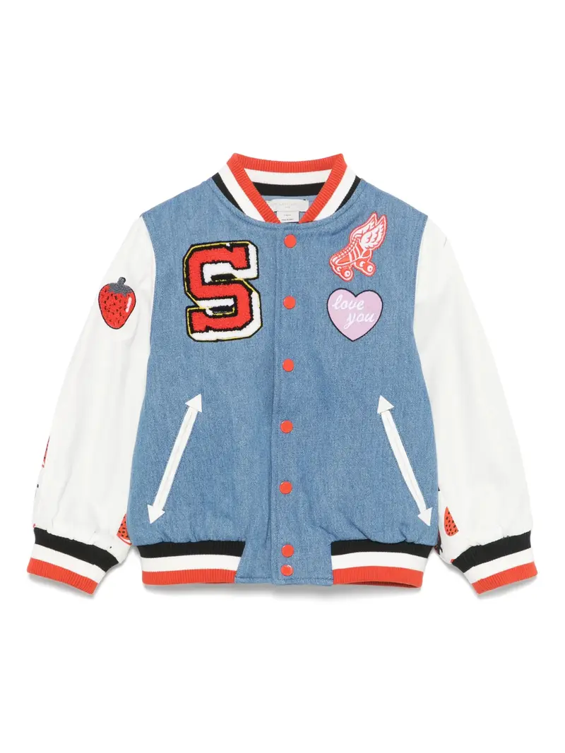 GIACCA IN DENIM CON FRAGOLE STELLA MCCARTNEY
