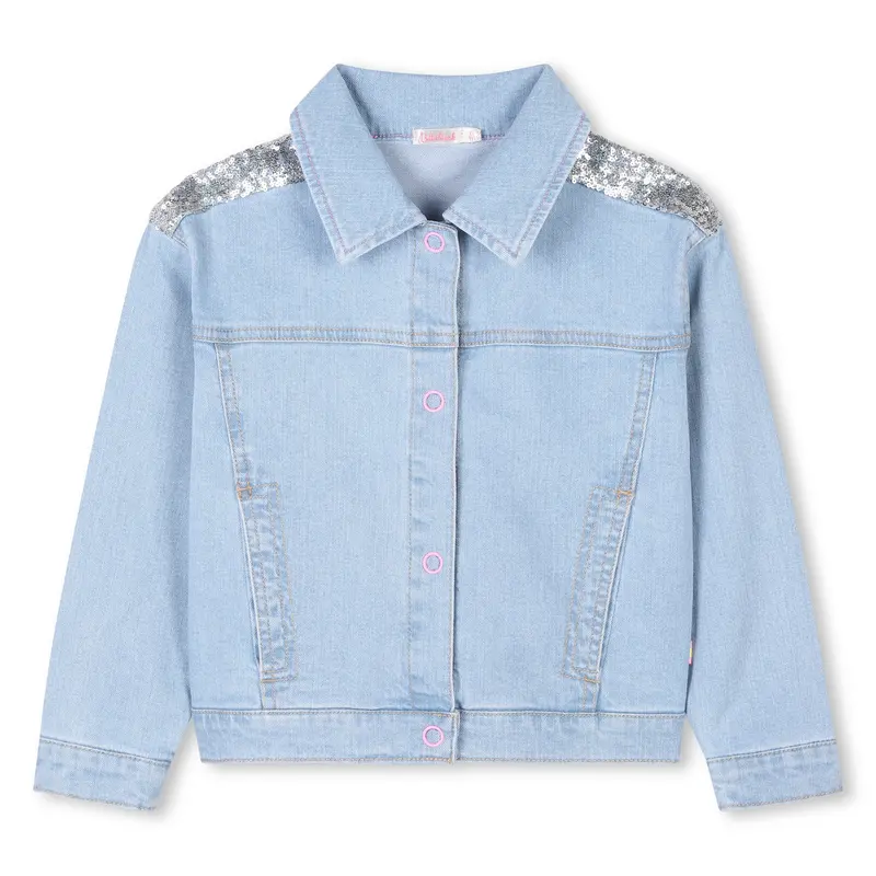 GIACCA IN DENIM CON PAILLETTES