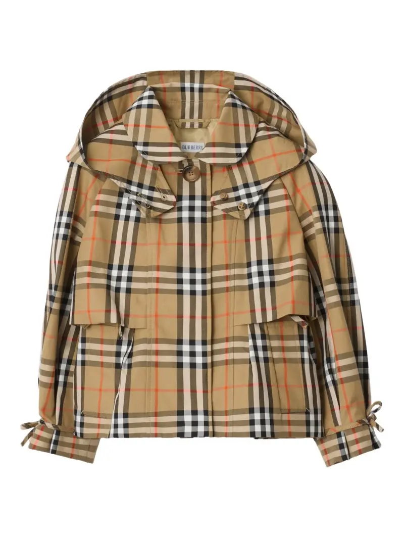 Giacca per bambina Burberry Kids in check