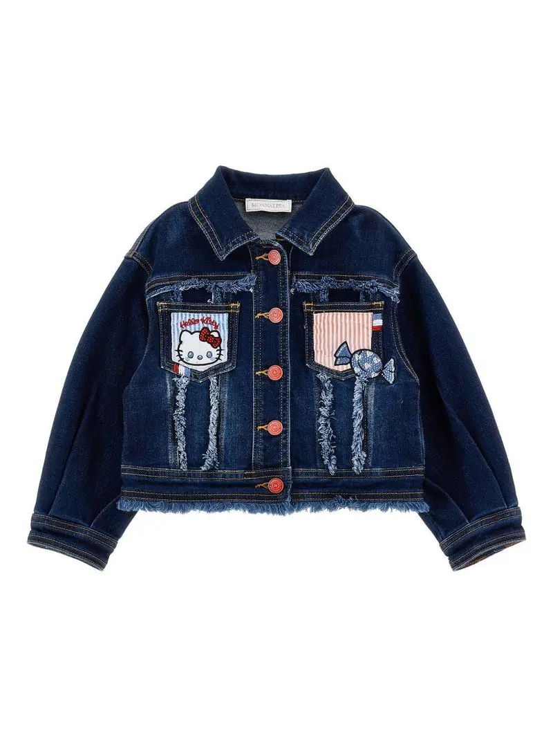 Giacca per bambina Monnalisa di jeans