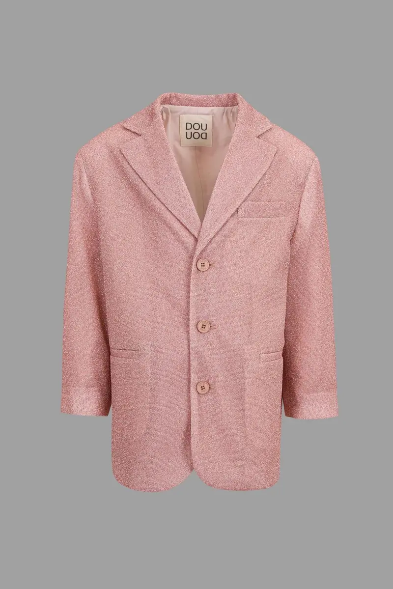 GIACCA ROSA GLITTERATA DOUUOD