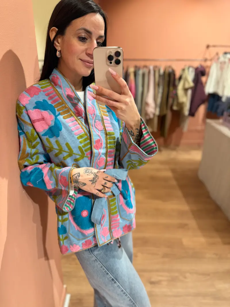 Giacca suzani kimono