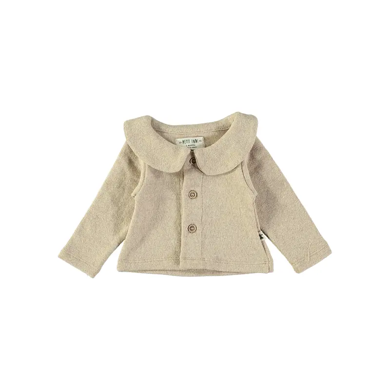 Giacchina in Caldo Cotone Beige | PETIT INDI