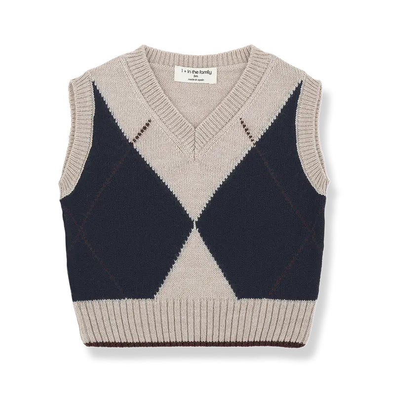 Gilet elegante in Lana Merino JOHANNES | 1+ IN THE FAMILY