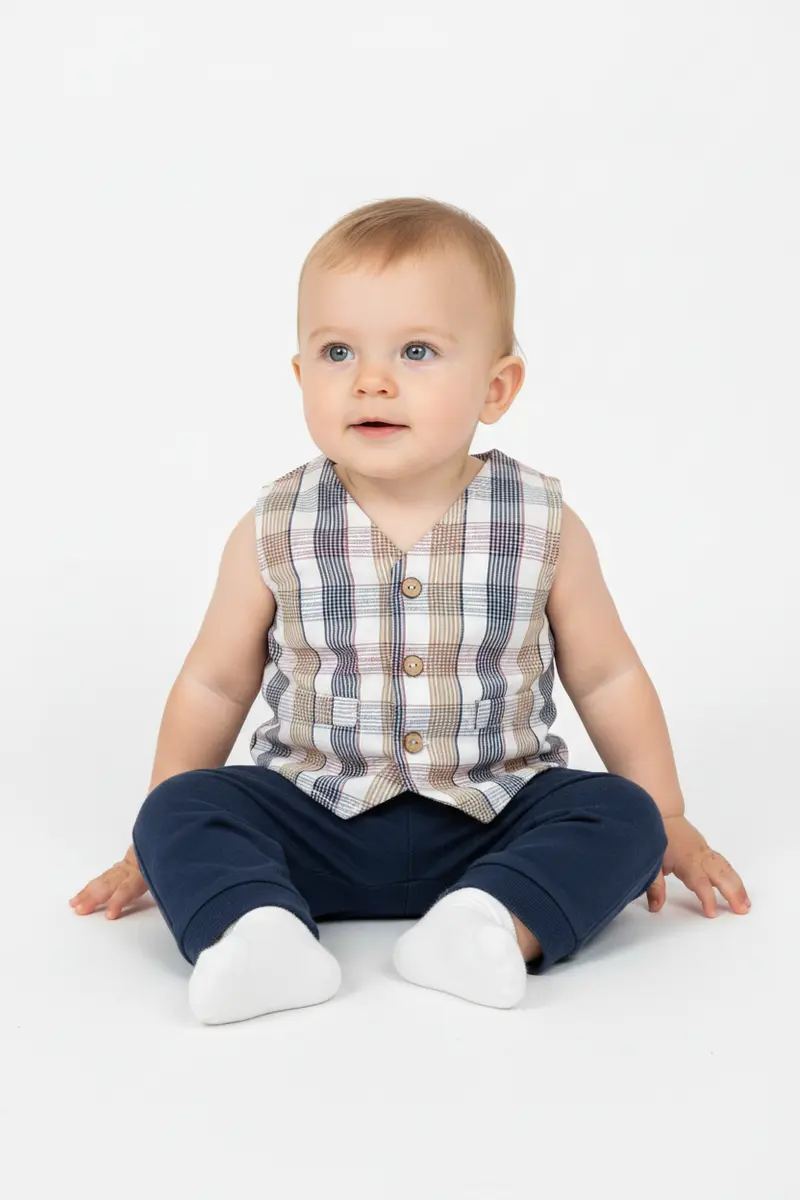 GILET IN COTONE