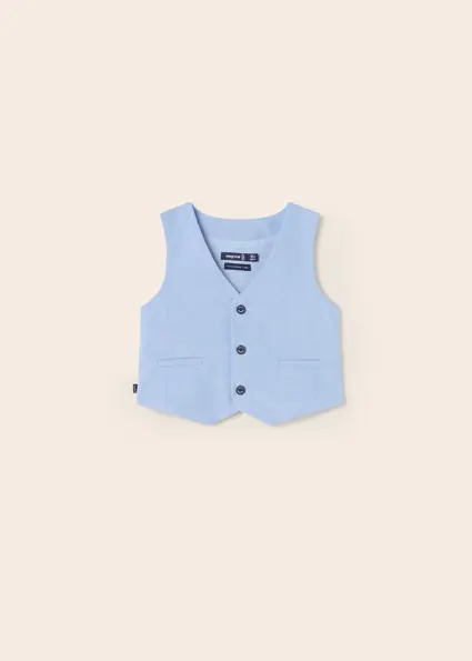Gilet lino elegante neonato