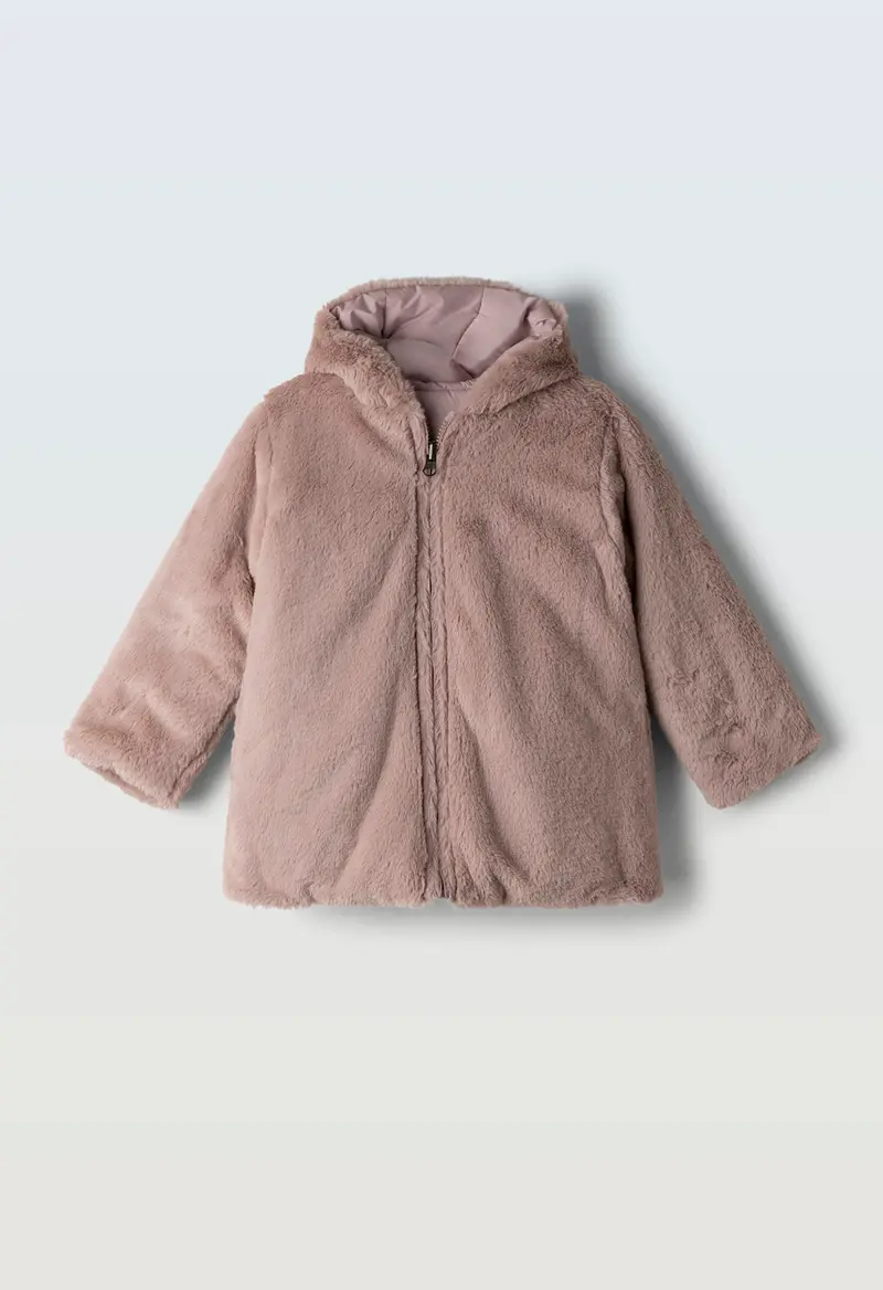 giubbino bimba reversibile