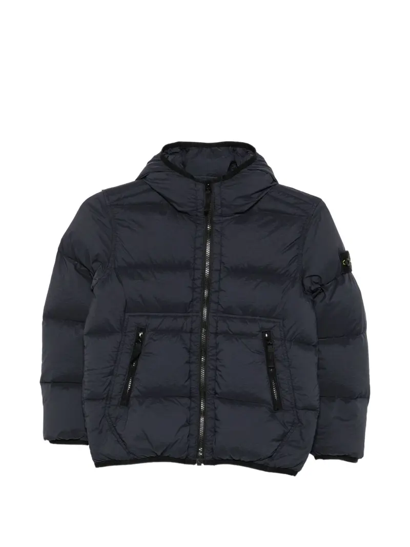 Giubbino per bambino Stone Island Junior con patch