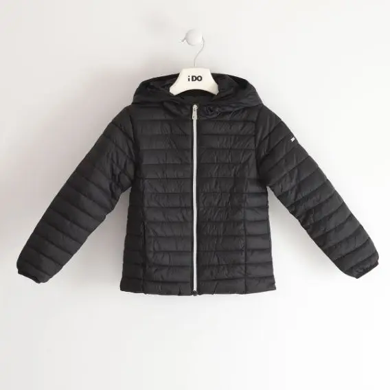 Giubbotto bambina 100 grammi nero junior