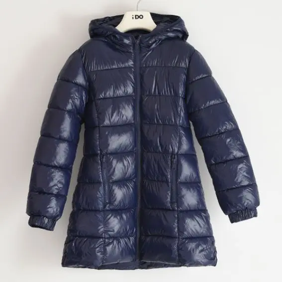 Giubbotto bambina trapuntato imbottito blu navy