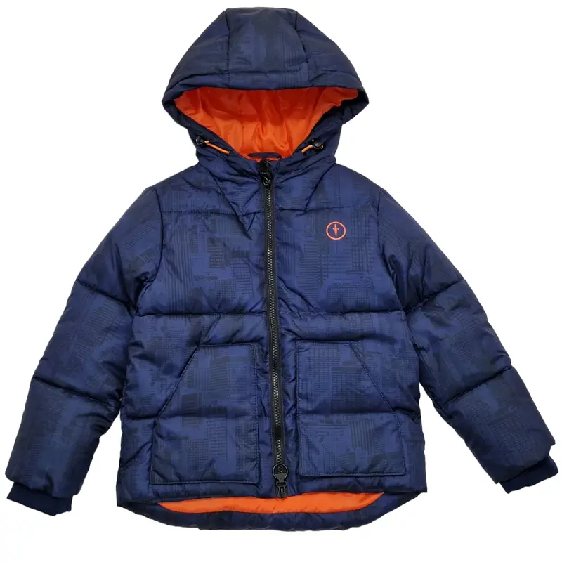 Giubbotto bambino Bluet contrasto arancio