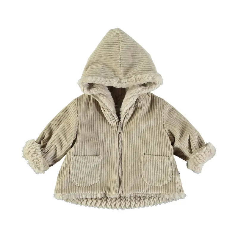 Giubbotto reversibile con pelliccia interna | Petit indi | inverno 24