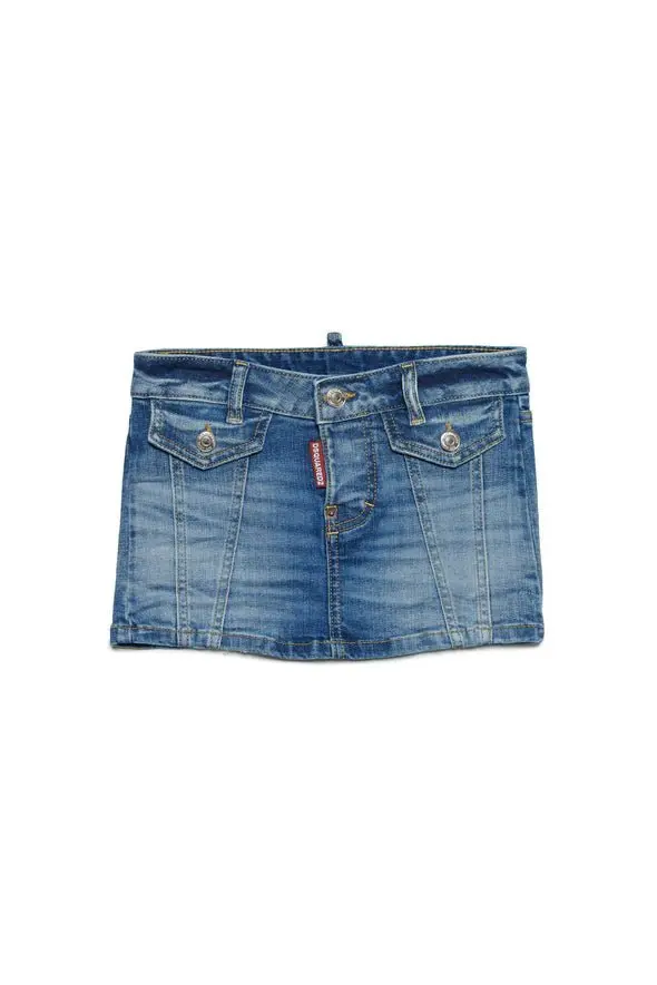 GONNA IN DENIM BLU SFUMATO DSQUARED2