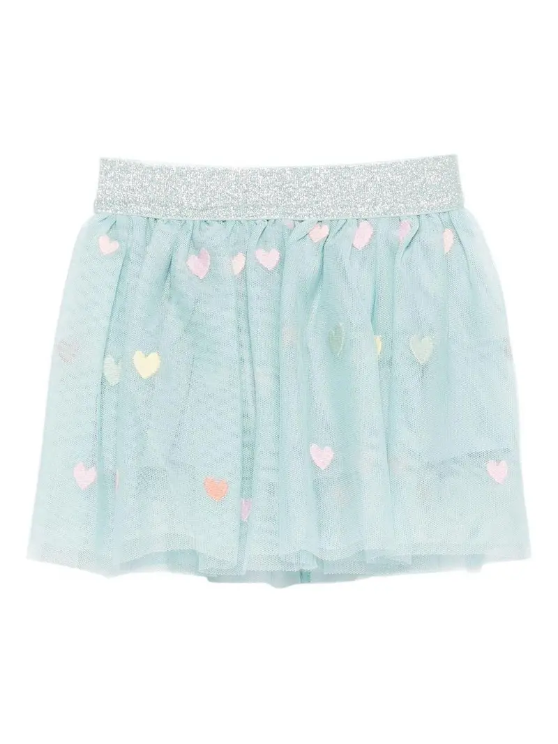 GONNA IN TULLE AZZURRO CON DECORAZIONE STELLA MCCARTNEY