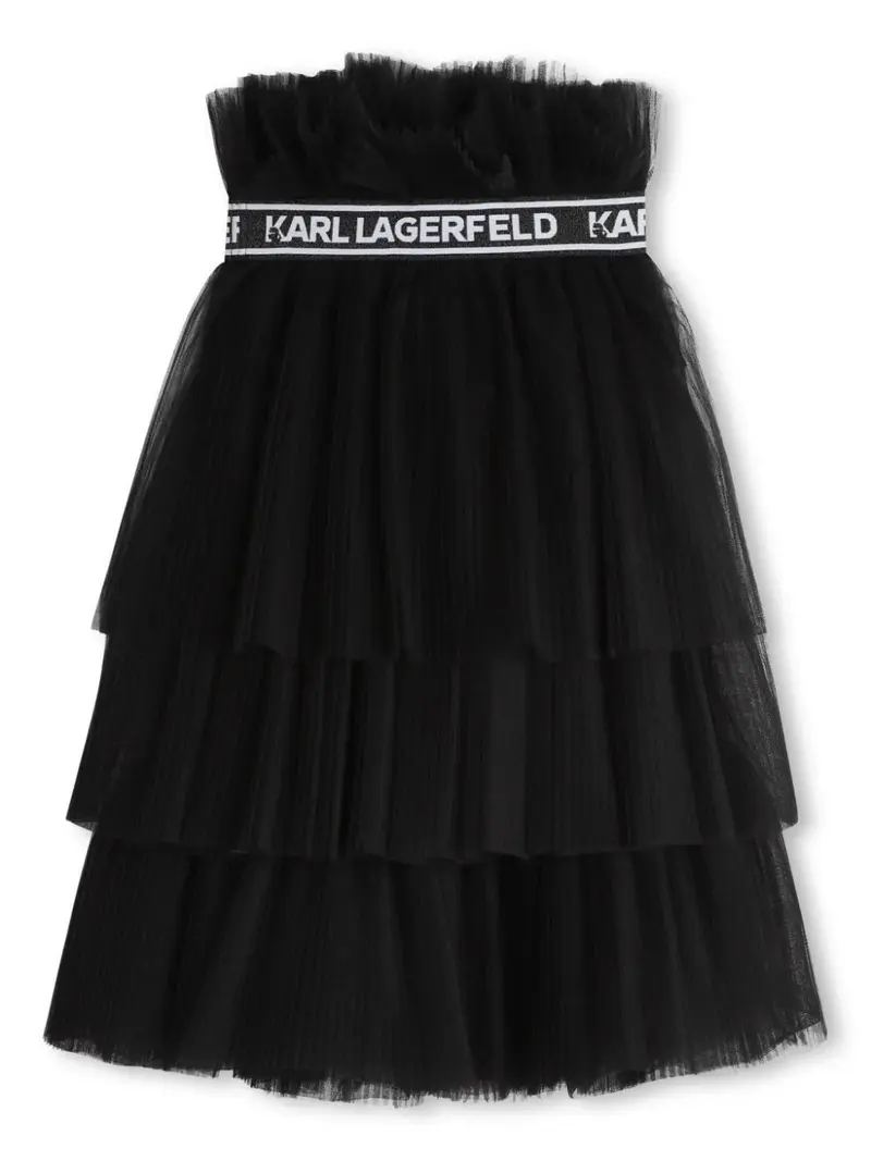 GONNA IN TULLE NERO KARL LAGERFELD