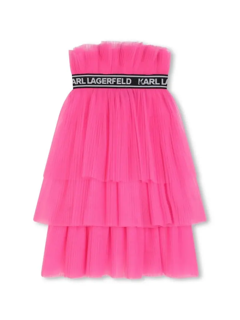 GONNA IN TULLE ROSA KARL LAGERFELD