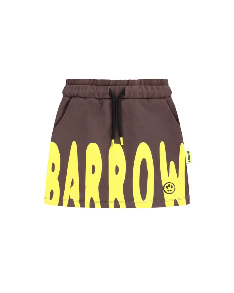GONNA MARRONE CON LOGO GIALLO BARROW