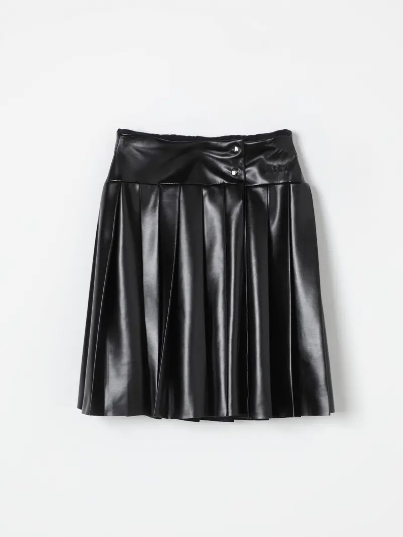 GONNA NERA PLISSETTATA MSGM