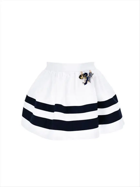 Gonna popeline con charms MONNALISA