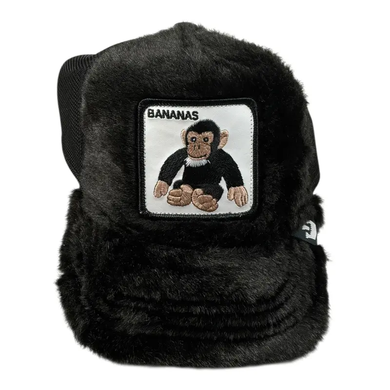 Goorin Bros Berretto tinta unita con Ricamo Nero per Bambino