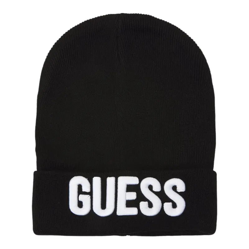 Guess Cappello tinta unita con Logo Nero per Bambino