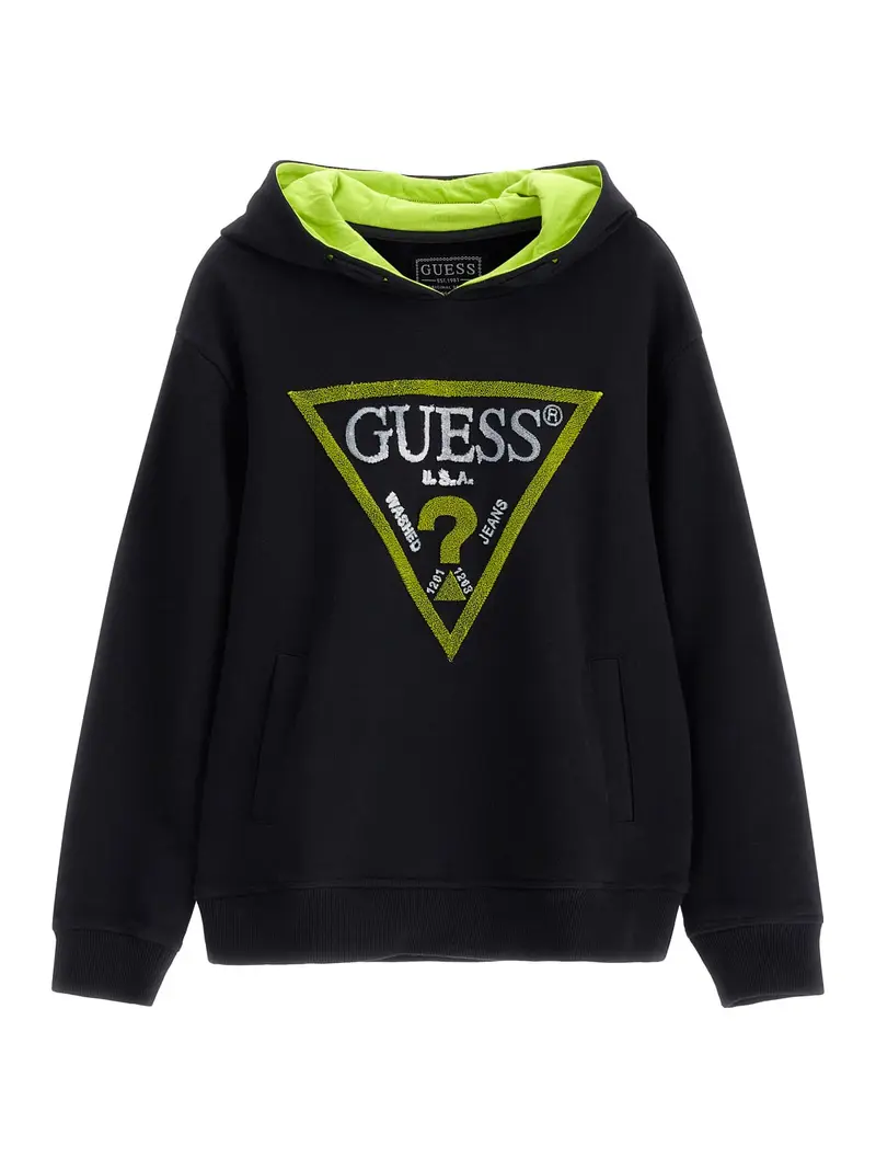 Guess felpa con cappuccio