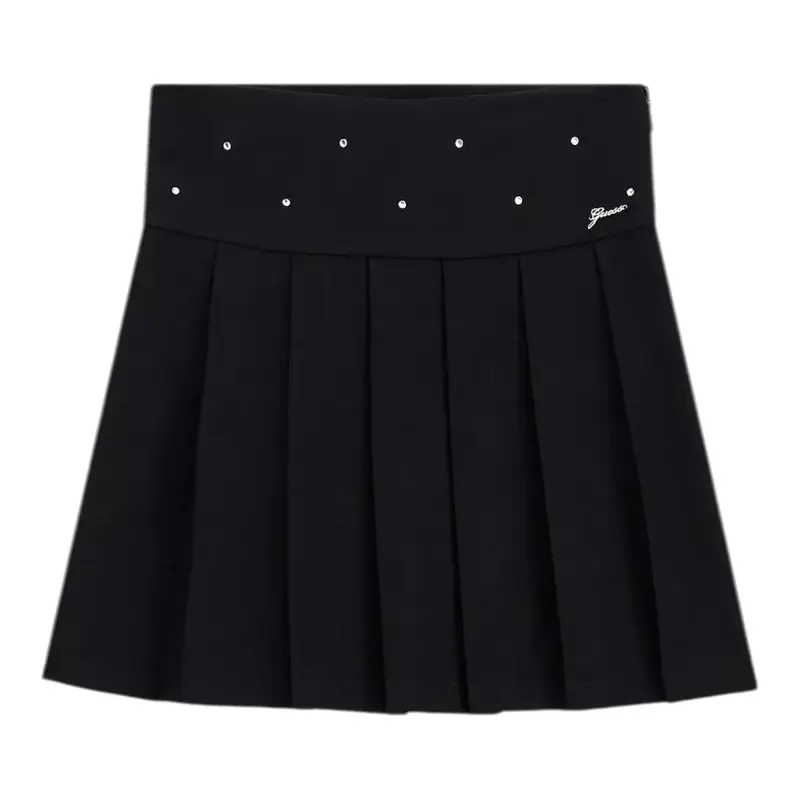 Guess Gonna tinta unita con Brillantini Nero per Bambina