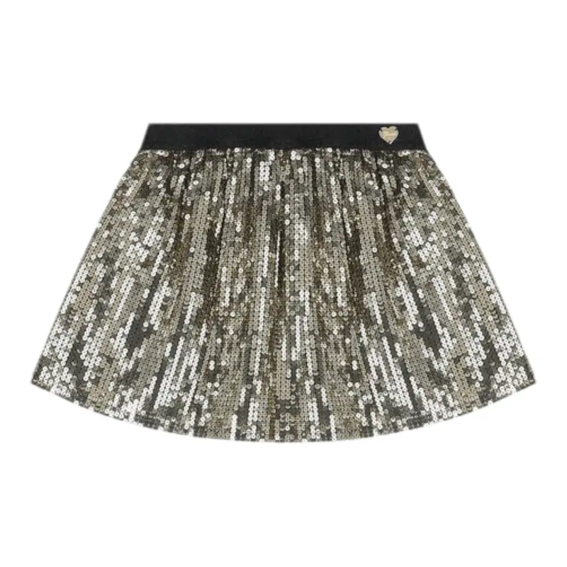 Guess Gonna tinta unita con Paillettes Oro per Neonata