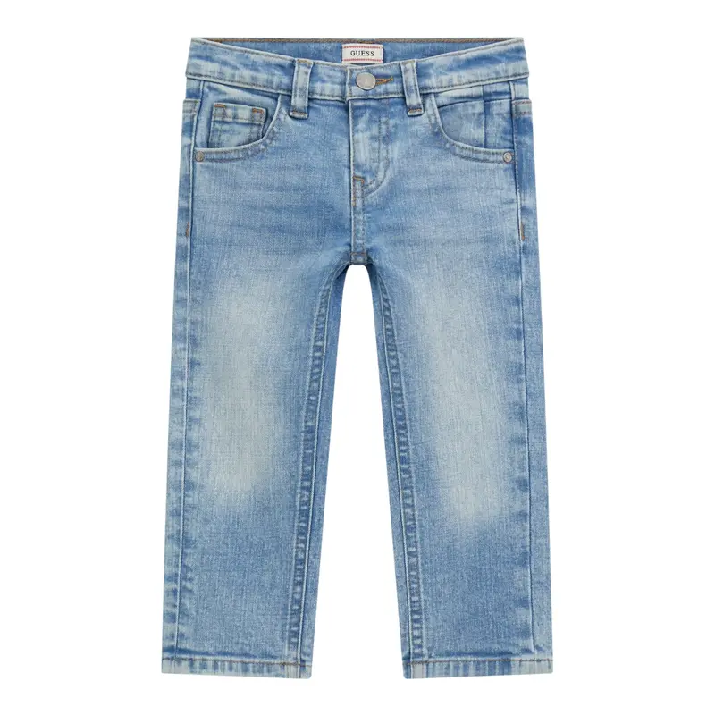 Guess Jeans tinta unita con Girovita Regolabile Azzurro per Neonata