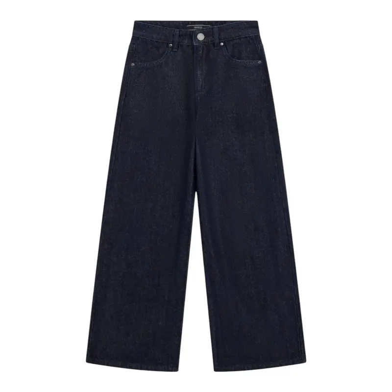 Guess Jeans tinta unita con Girovita Regolabile Blu per Bambina