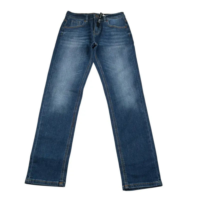 Guess Jeans tinta unita con Girovita Regolabile Blu per Bambino