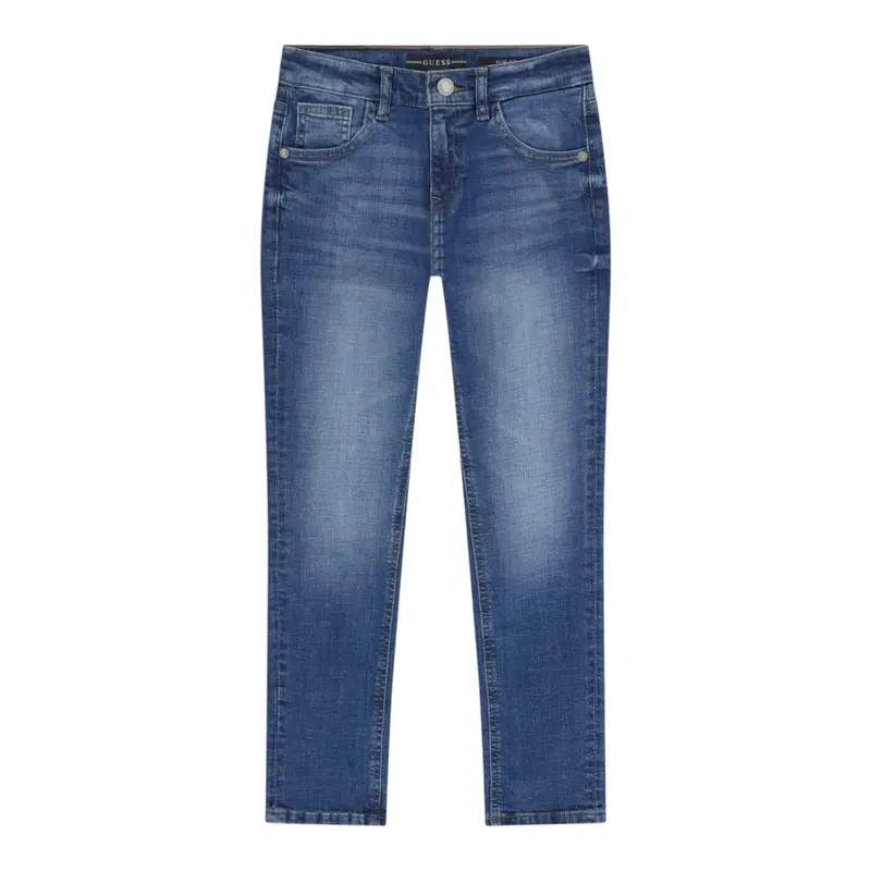 Guess Jeans tinta unita con Logo Blu per Bambino