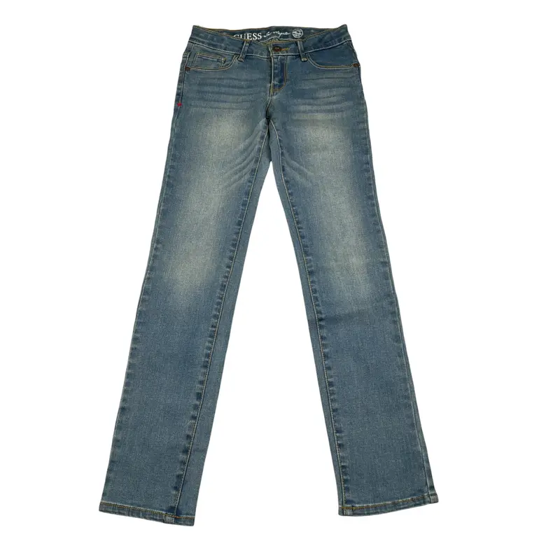 Guess Jeans tinta unita Girovita Regolabile Azzurro per Bambino