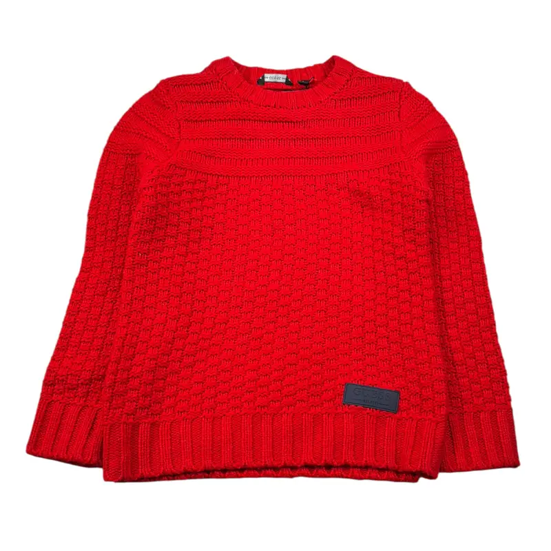 Guess Maglia Girocollo tinta unita Rosso per Bambino