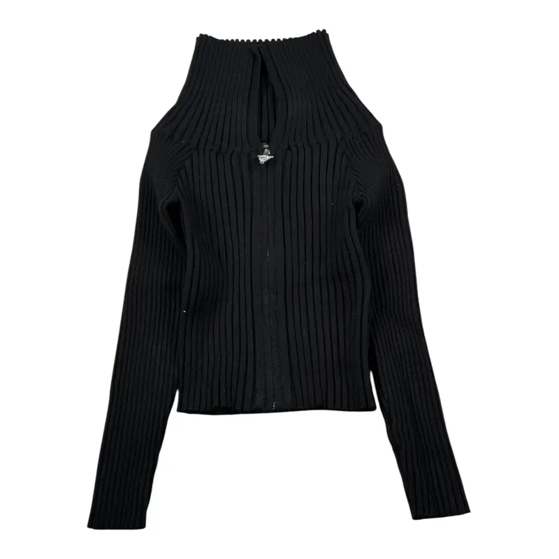 Guess Maglia tinta unita con Colletto Nero per Bambina