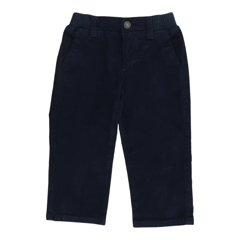 Guess Pantalone tinta unita con Elastico In Vita Blu per Neonato