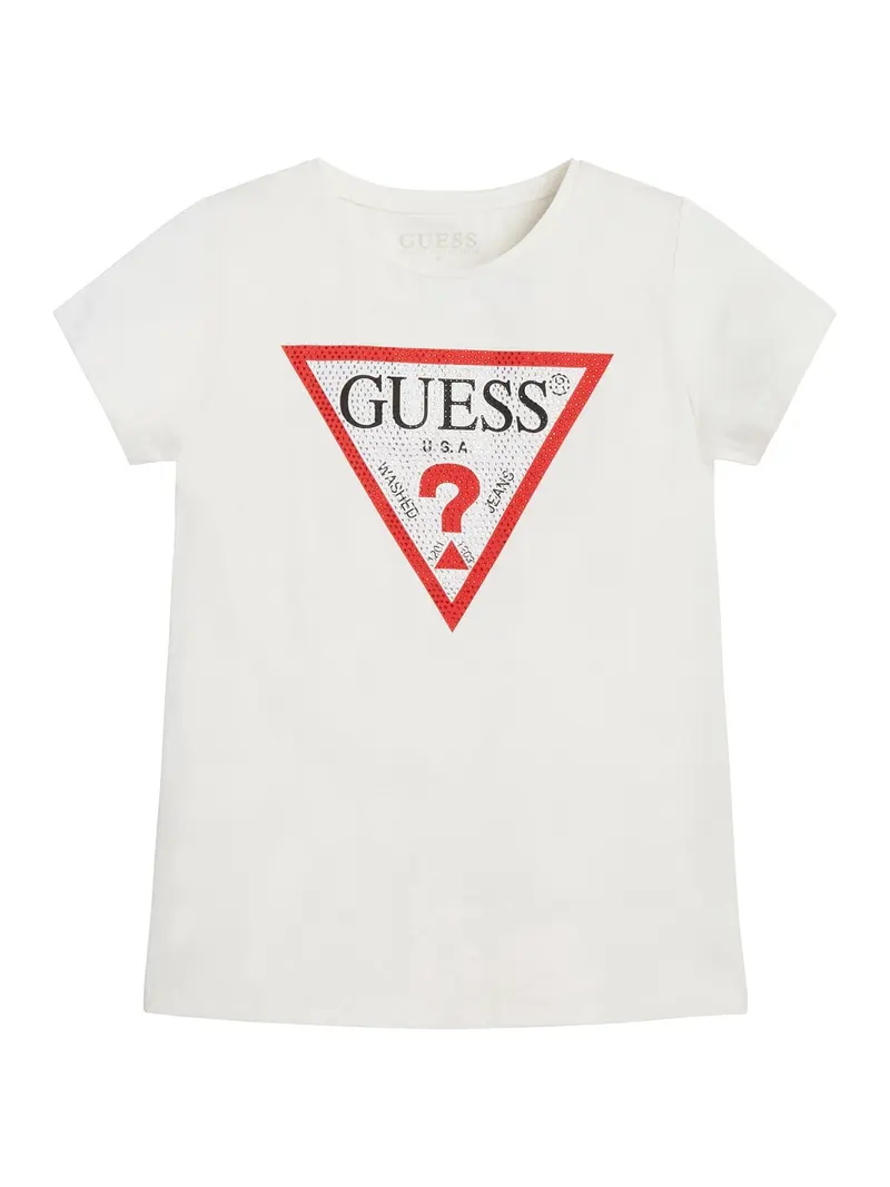 Guess t-shirt logo strass