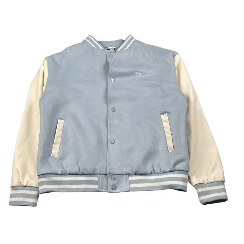 Harmont & Blaine Giubbino College tinta unita con Maglie In Contrasto Azzurro per Bambino