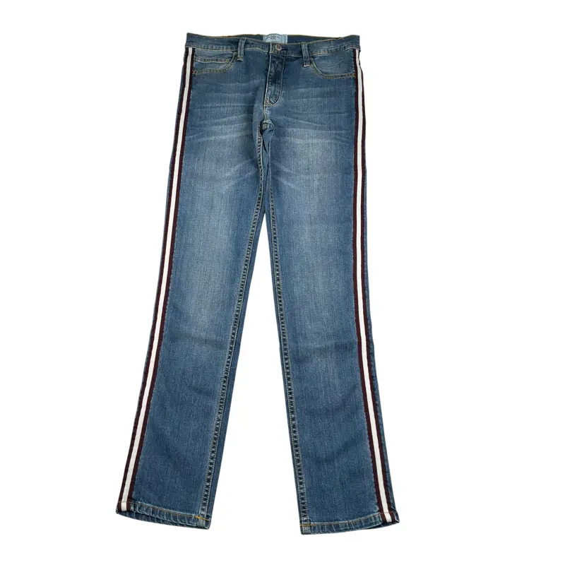 Harmont & Blaine Jeans tinta unita con Profili In Contrasto Blu per Bambino