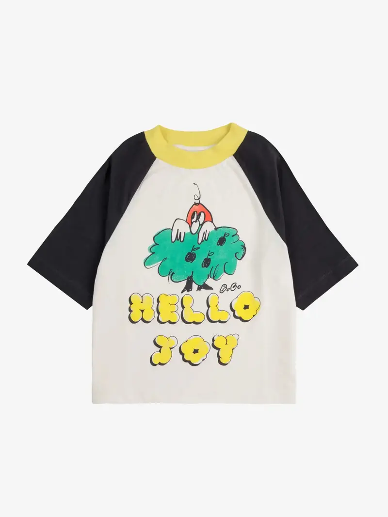 Hello Joy ranglan sleeves T-shirt