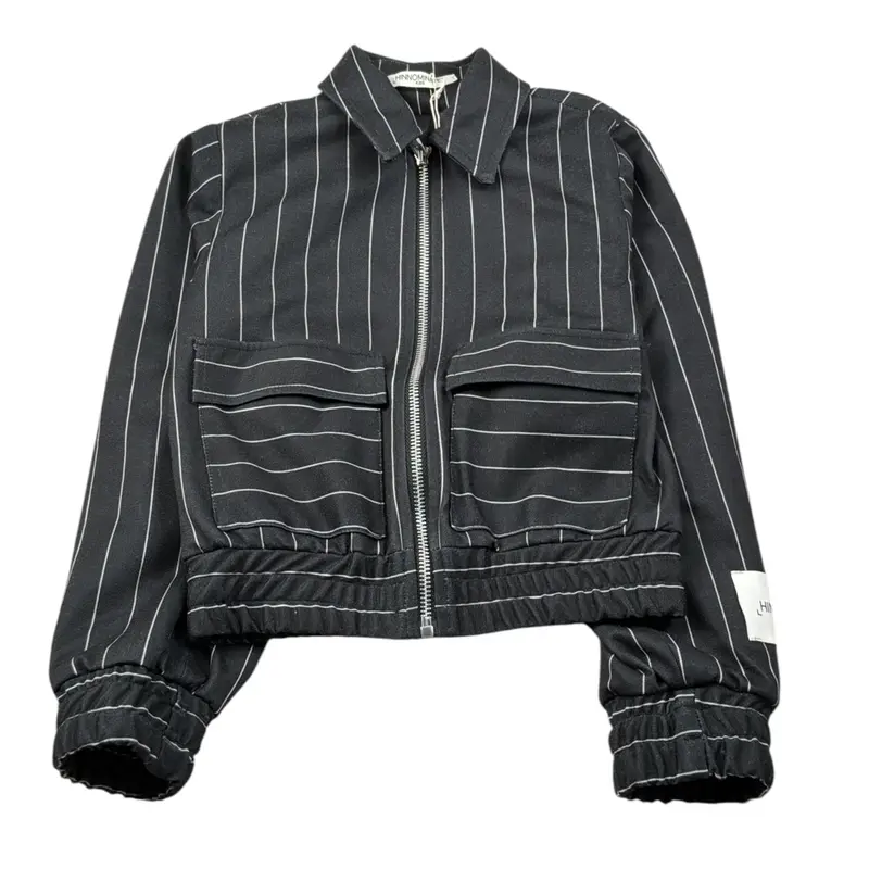 Hinnominate Giubbino tinta unita con Zip Nero per Bambina