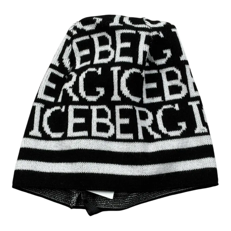 Iceberg Cappello tinta unita con Stampe Nero per Bambino